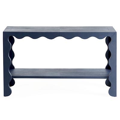 Flow Leather Console Table