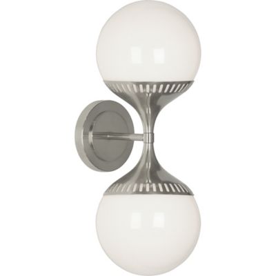 Rio End-on-End Sconce (Polished Nickel) - OPEN BOX