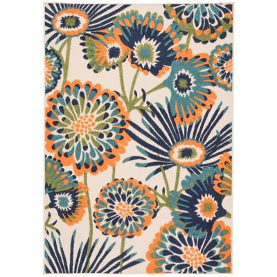 Balfour Indoor / Outdoor Floral Area Rug