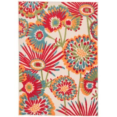 Balfour Indoor / Outdoor Floral Area Rug