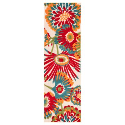 Belize Indoor / Outdoor Floral Runner Rug