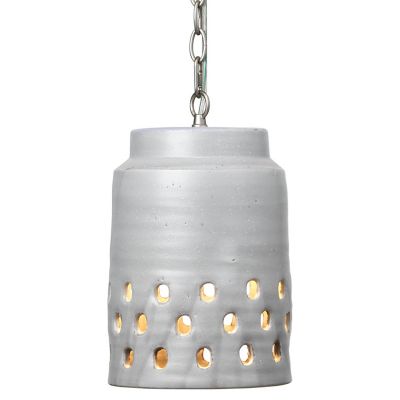 Long Perforated Pendant