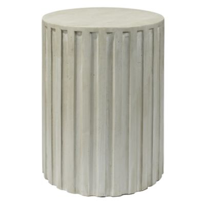 Fluted Column Side Table
