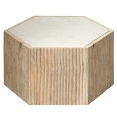 Argan Hexagon Side Table