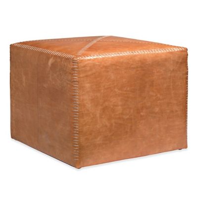 Leather Ottoman
