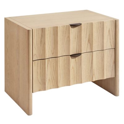 Finley 2 Drawer Fluted Nightstand