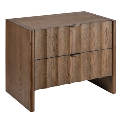 Finley 2 Drawer Fluted Nightstand