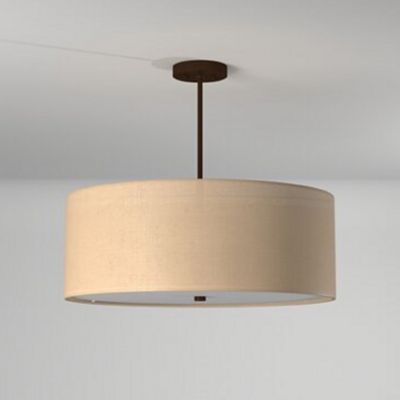 Shown in Dark Bronze finish, Cream Shade color, 24-inch size