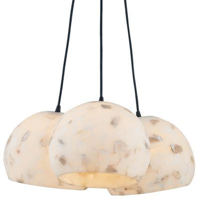 Alabaster Rocks Globe Multi-Light Pendant