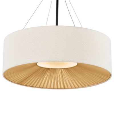 Textile Warren Drum Pendant
