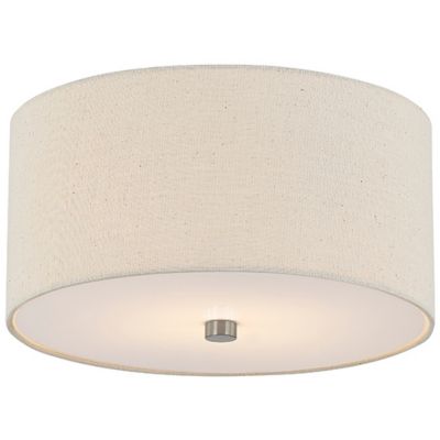 Textile Classic Drum Flushmount