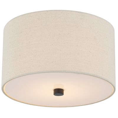 Textile Classic Drum Flushmount