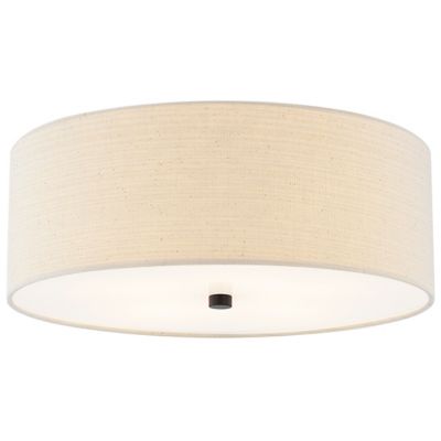 Textile Classic Drum Flushmount