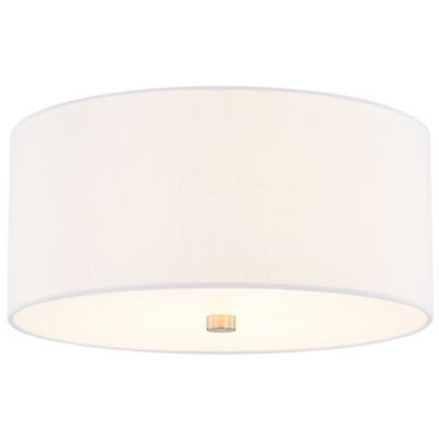 Textile Classic Drum Flushmount