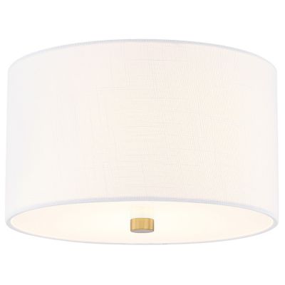 Textile Classic Drum Flushmount