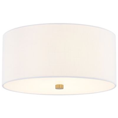Textile Classic Drum Flushmount