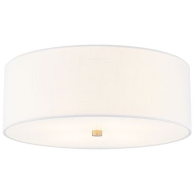 Textile Classic Drum Flushmount