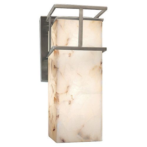 Alabaster Rocks! Structure Outdoor Wall Sconce