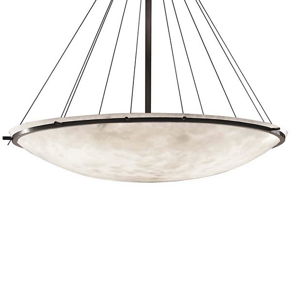 Clouds 72-Inch Round Bowl w/ Ring Pendant
