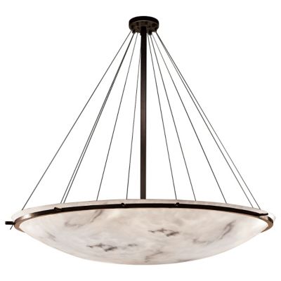 LumenAria 72-Inch Round Bowl w/ Ring Pendant