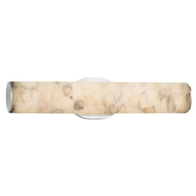 Alabaster Rocks! Elliptic Vanity Light