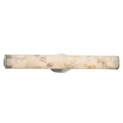 Alabaster Rocks! Elliptic Vanity Light