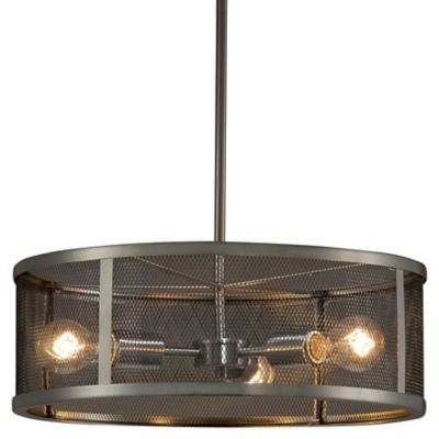 Wire Mesh Drum Pendant By Justice Design Group At Lumens Com