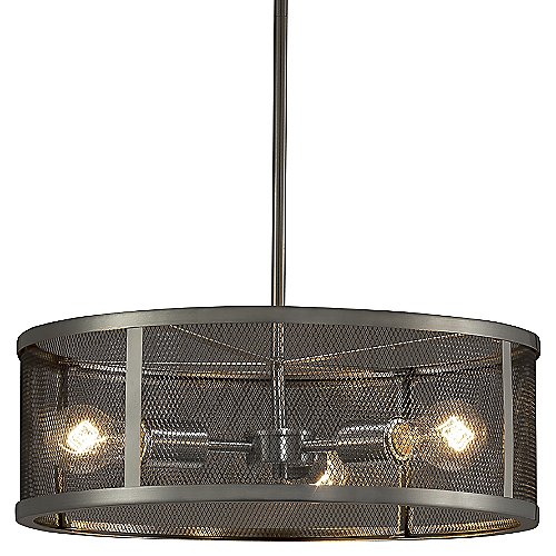 Wire Mesh Drum Pendant By Justice Design Group At Lumens Com