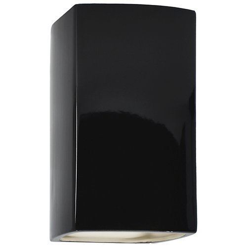 Ceramics Large Rectangle Outdoor Wall Sconce