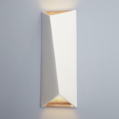 Ambiance Diagonal Rectangle Open Top and Bottom LED Wall Sconce by ...
