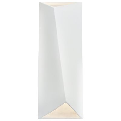 Ambiance Diagonal Rectangle Open Top and Bottom LED Wall Sconce