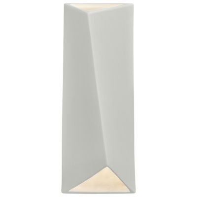 Ambiance Diagonal Rectangle Open Top and Bottom LED Wall Sconce
