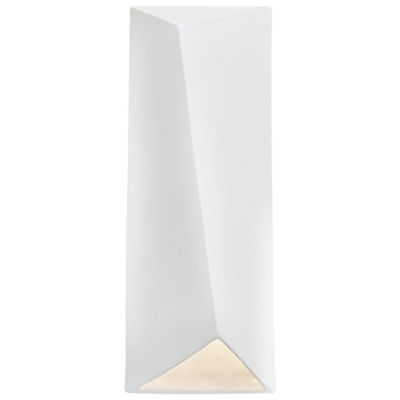 Ambiance Diagonal Rectangle Closed Top Outdoor LED Wall Sconce