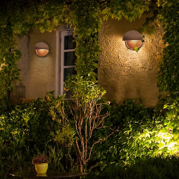 Ambiance Dome Closed Top Outdoor LED Wall Sconce