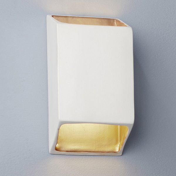 Ambiance Tapered Rectangle Open Top and Bottom LED Wall Sconce