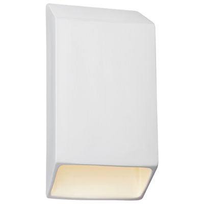 Ambiance Tapered Rectangle Closed Top Outdoor LED Wall Sconce