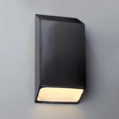 Ambiance Tapered Rectangle Closed Top Outdoor LED Wall Sconce