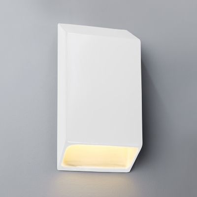 Ambiance Tapered Rectangle Closed Top Outdoor LED Wall Sconce