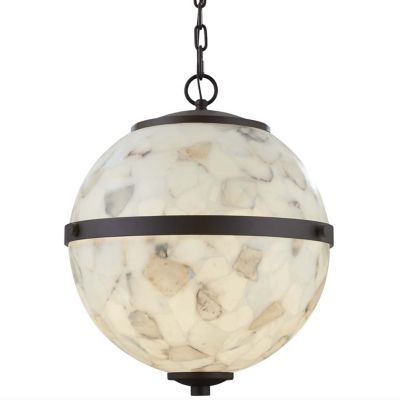 Alabaster Rocks! Imperial Hanging Globe Pendant