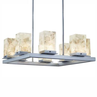 Alabaster Rocks! Laguna 8-Light LED Outdoor Chandelier