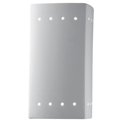 Rectangle Outdoor Wall Sconce (8392/L/Perforations)-OPEN BOX