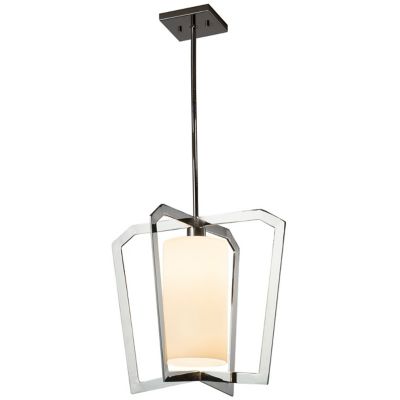 Fusion Aria Pendant (Opal|Polished Chrome|LED) - OPEN BOX
