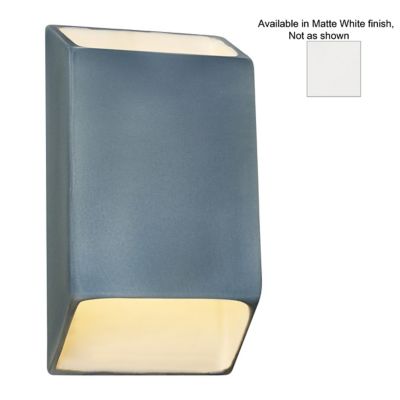 Ambiance Tapered Rectangle Wall Sconce (White/L) - OPEN BOX