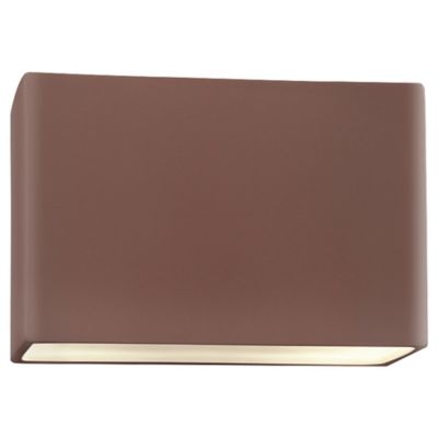 Ambiance Rectangular ADA Wall Sconce - Open Top & Bottom