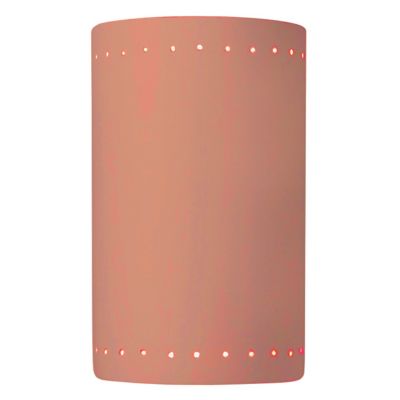 Ambiance ADA Cylinder Perforated Outdoor LED Wall Sconce