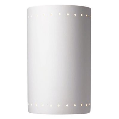 Ambiance ADA Cylinder Perforated Outdoor LED Wall Sconce