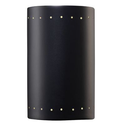 Ambiance ADA Cylinder Perforated Outdoor LED Wall Sconce - Open Top & Bottom