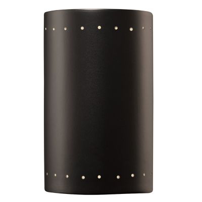 Ambiance ADA Cylinder Perforated Outdoor LED Wall Sconce - Open Top & Bottom