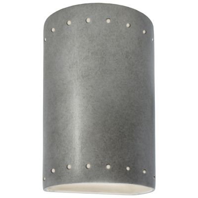 Ambiance ADA Cylinder Perforated Outdoor LED Wall Sconce - Open Top & Bottom