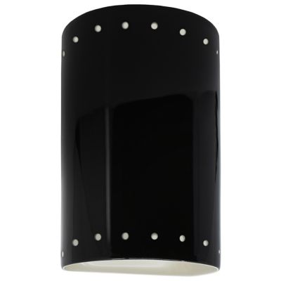 Ambiance ADA Cylinder Perforated Outdoor LED Wall Sconce - Open Top & Bottom